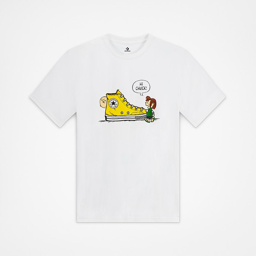 Converse x Peanuts Chuck T-Shirt in White - Converse Canada
