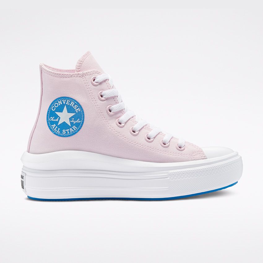 Anodized Metals Chuck Taylor All Star Move High Top in Pink Foam/Digital  Blue - Converse Canada
