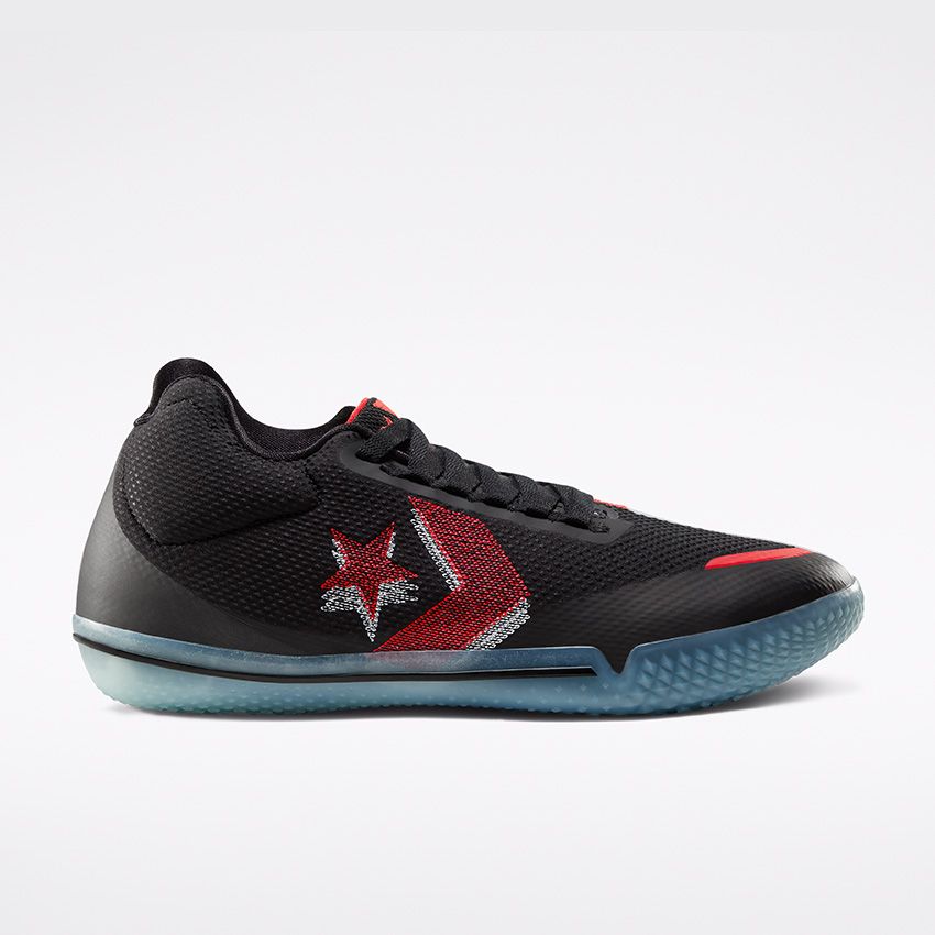 Arriba 77+ imagen black and red converse basketball shoes