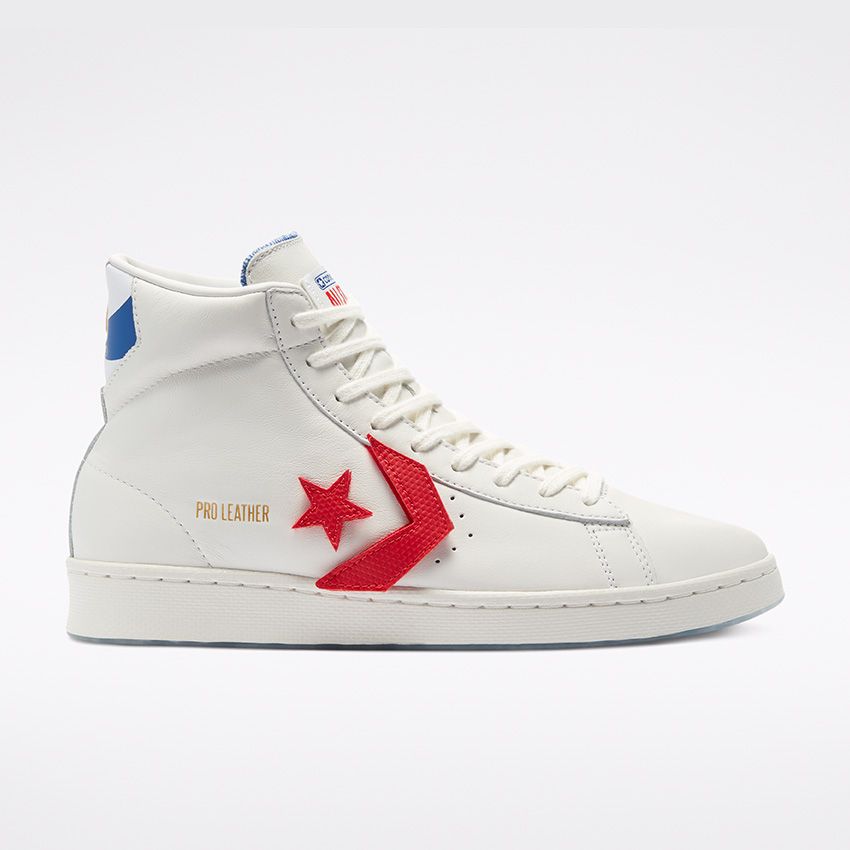 The Birth Of Flight Pro Leather Vintage White/University Red/Rush Blue - Converse