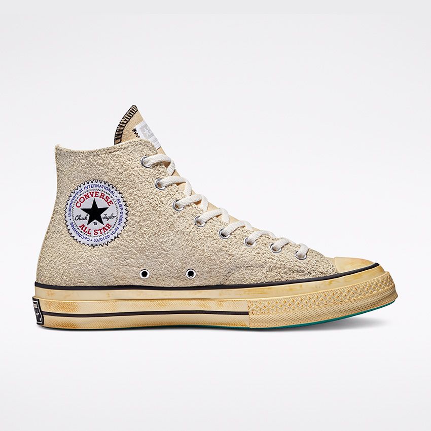 Converse x thisisneverthat Chuck 70 High Top in Lemon Icing/Pastel ...