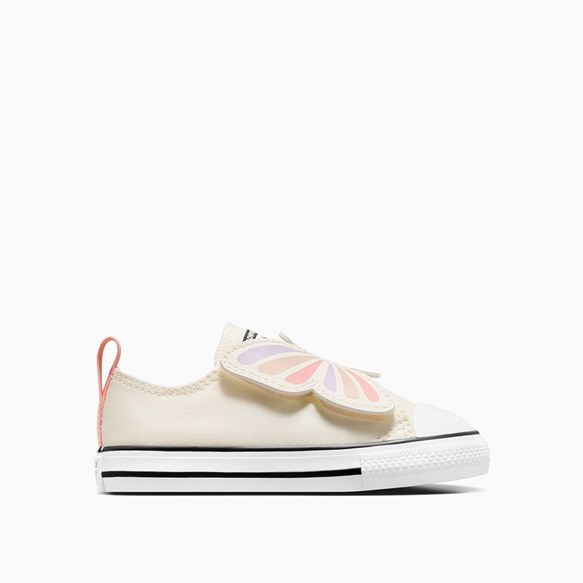 Official Converse Store Chuck Taylor All Star Easy On Butterflies in Egret Soft Peach Pink Phase