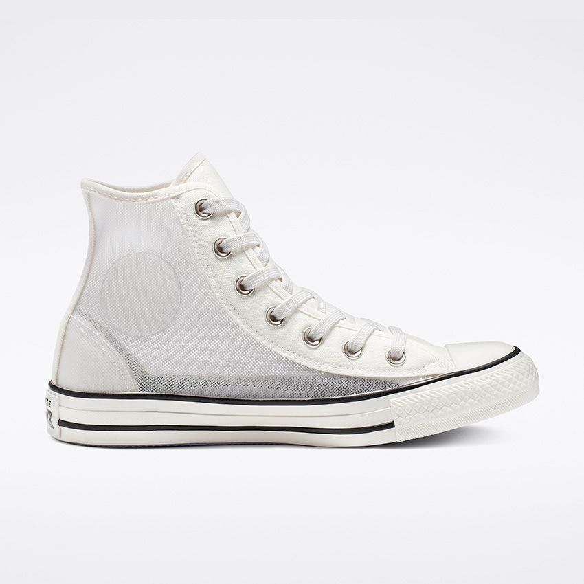 Chuck Taylor All Star See Thru High Top in Vintage White/White/Black - Converse  Canada
