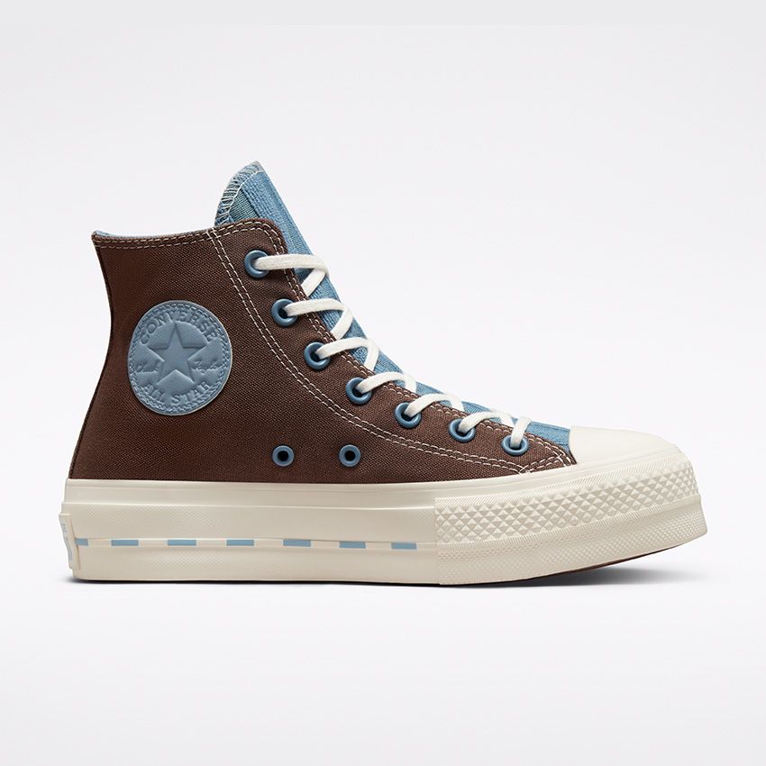 Chuck Taylor All Star Lift Crafted Canvas Platform High Top in Brazil  Nut/Indigo Oxide/Egret - Converse Canada