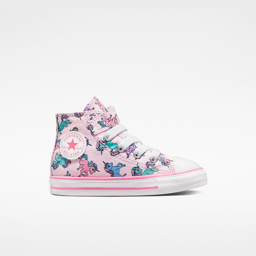 Chuck Taylor All Star Easy-On Unicorns High Top Infant/Toddlers in Pink  Foam/Pink/University Blue - Converse Canada
