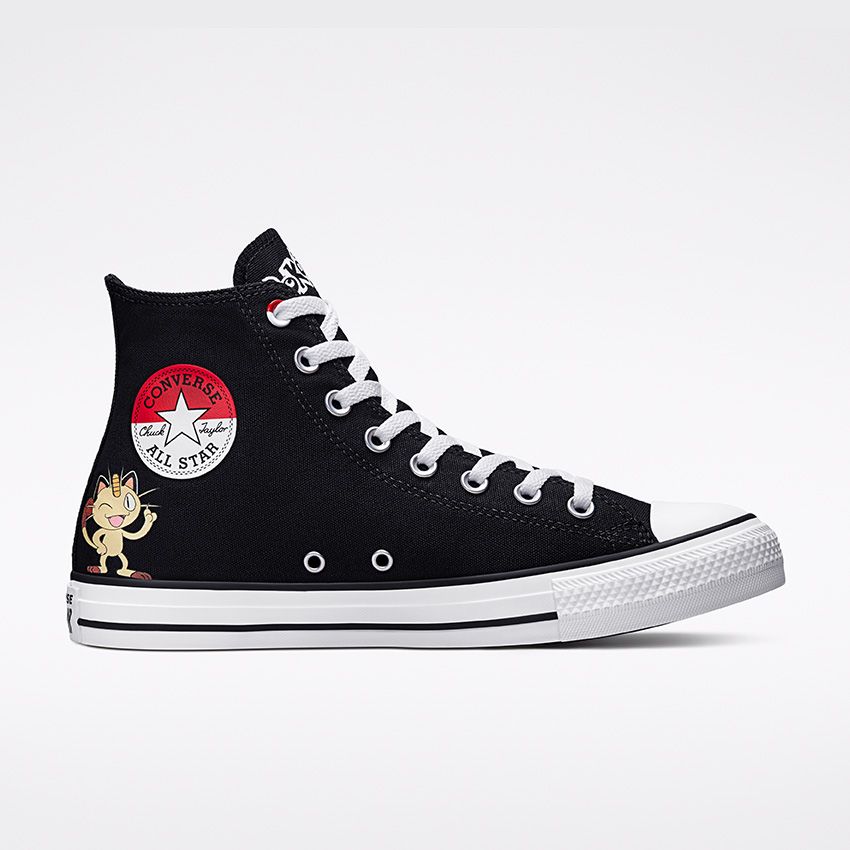 Converse x Pokémon First Partners Chuck Taylor All Star High Top in Black/Multi/White  - Converse Canada