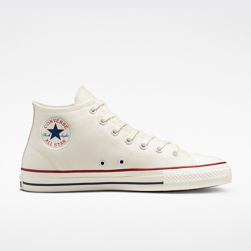 CONS Chuck Taylor All Star Pro Mid Top in Egret/Red/Clematis Blue - Converse  Canada