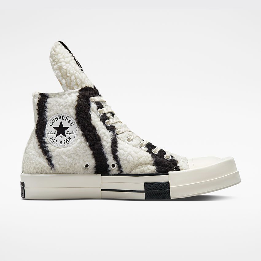 Converse x DRKSHDW TURBODRK Chuck 70 in Lily White/Black/Egret