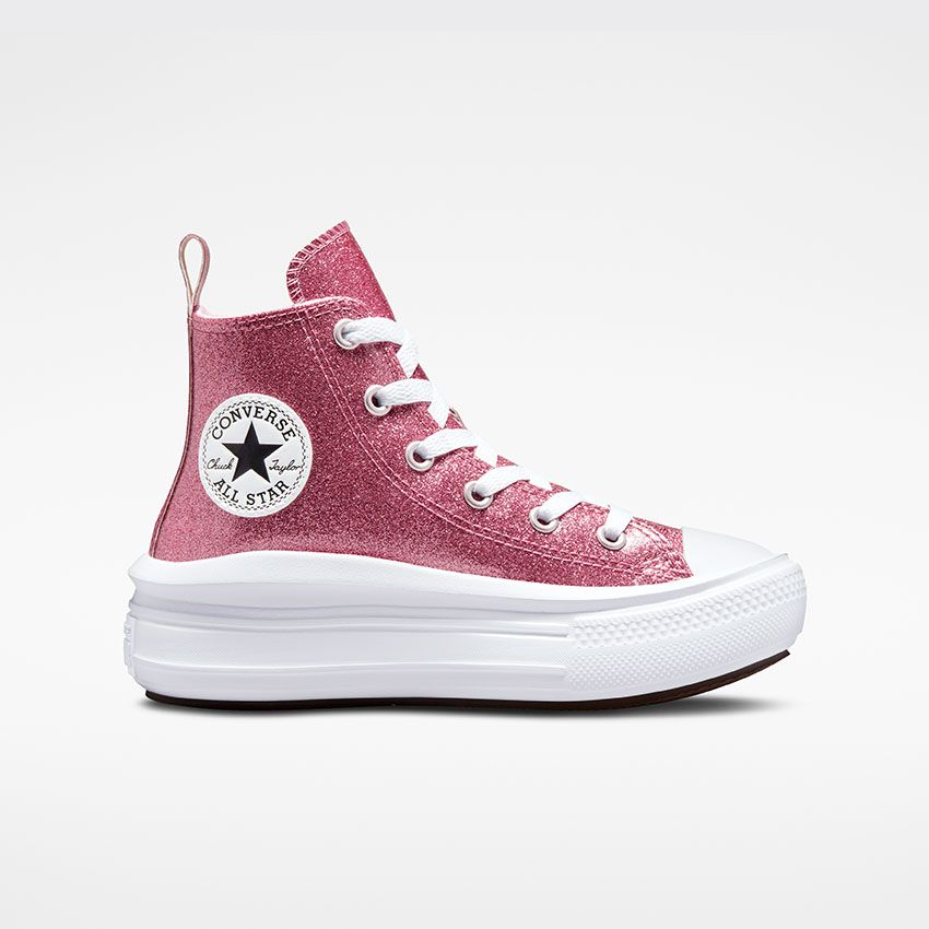 asiatisk tvetydig dis Chuck Taylor All Star Move Platform Glitter in Pink/Purple/White - Converse  Canada