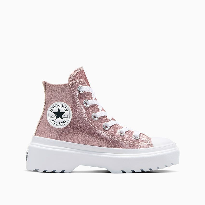 Chuck Taylor All Star Lugged Glitter in Blush Hush White Blush Hush Converse Canada