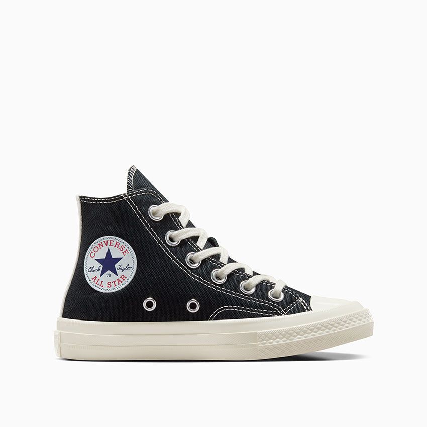 Black high top converse comme des garcons shop