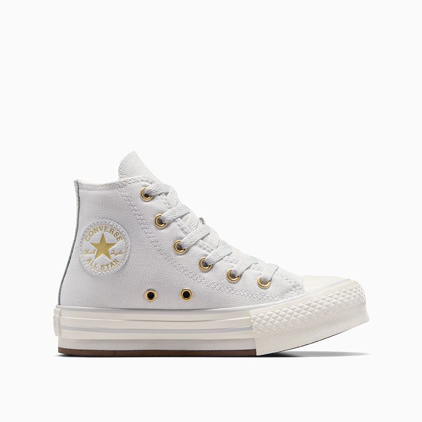 Chuck Taylor All Star EVA Lift Platform Tonal Canvas in Barely Grey Egret Gold Converse Canada