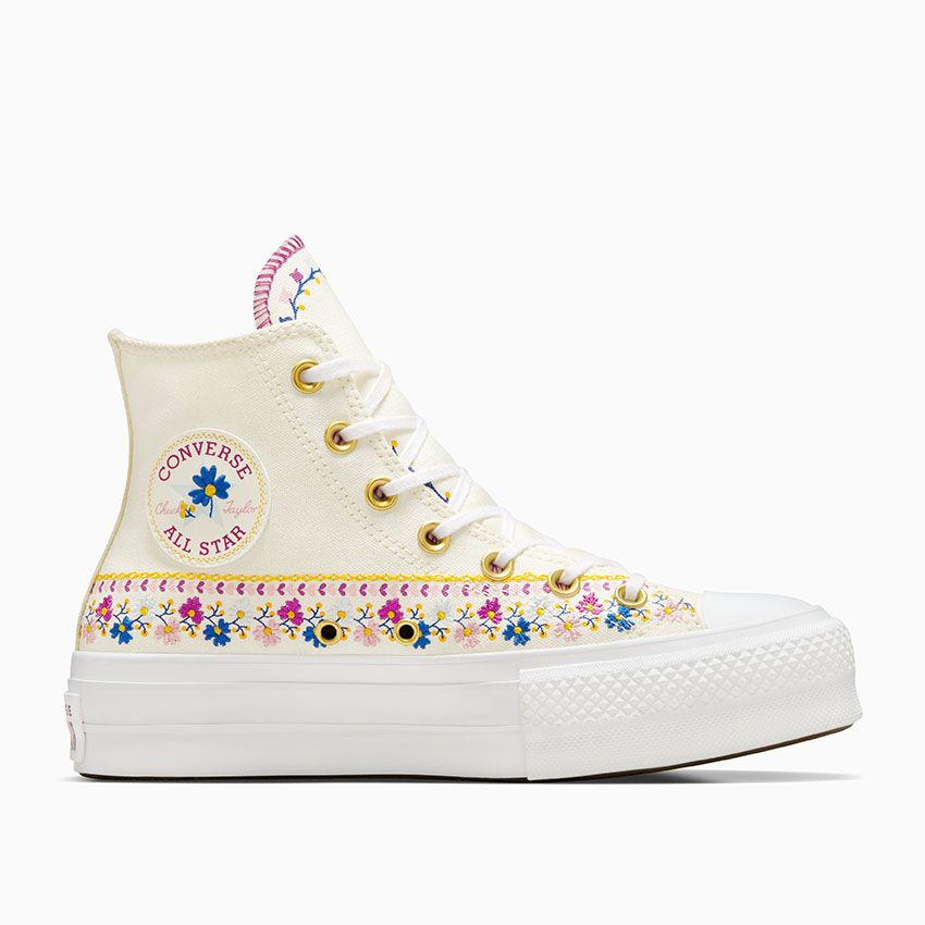 Blue yellow converse sale
