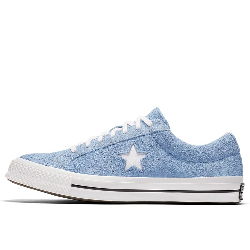 One Suede Low Top in Blue Chill/White/Black Converse Canada