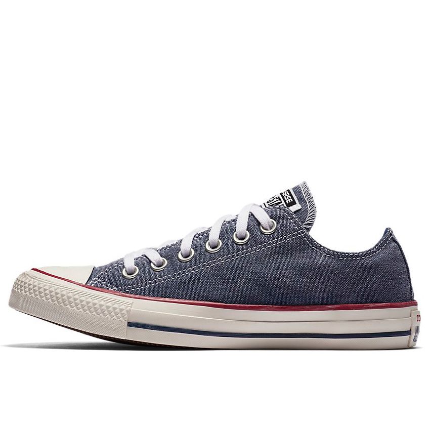 Chuck Taylor All Star Stone Wash Low Top in Navy/Navy/White - Converse  Canada