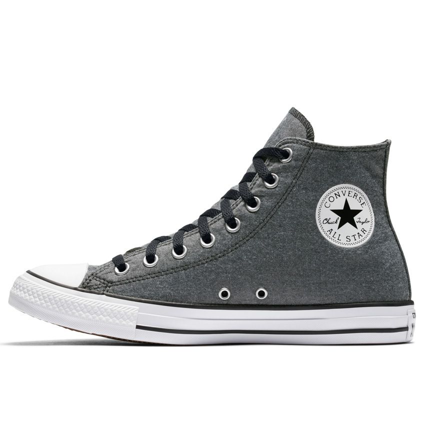 Chuck Taylor All Star Chambray High Top in Black/White/Black - Converse Canada