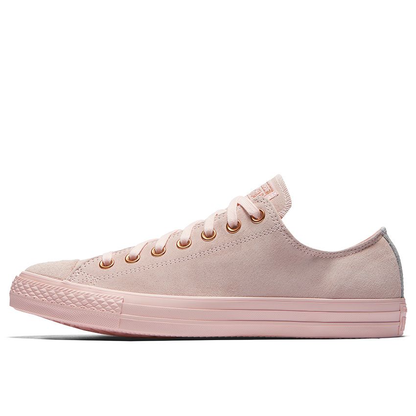 Chuck Taylor All Suede Low Top Vapor Pink/Blush Gold/Mouse - Converse Canada