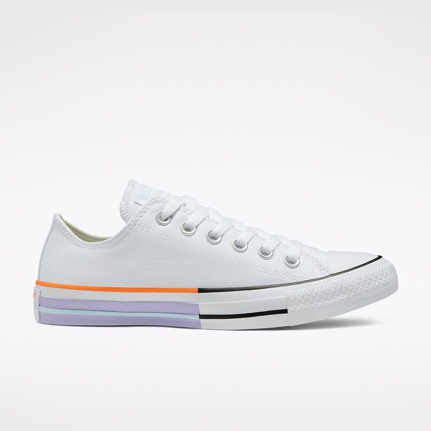 Sunblocked Chuck Taylor All Star Low Top in White/Agate Blue - Converse  Canada