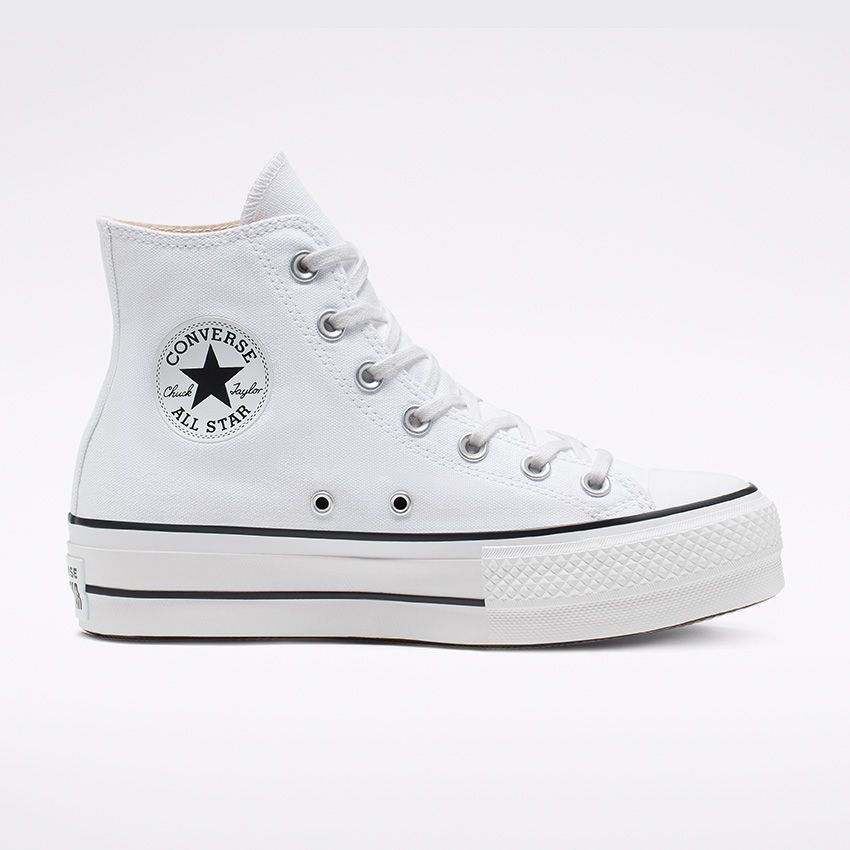 wealth Snake Partially Chuck Taylor All Star Canvas Platform High Top in White/Black/White -  Converse Canada
