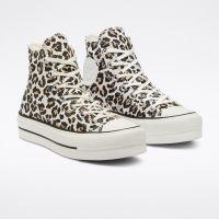 Archive Print Platform Chuck Taylor All Star High Top in Driftwood Light Fawn Black Converse Canada