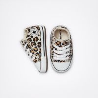 Baby leopard converse top