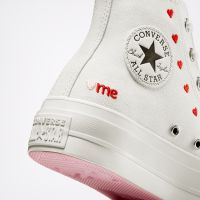 converse platform with hearts