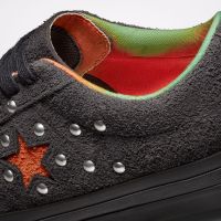 Black orange converse best sale