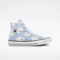 Baby blue low top converse best sale