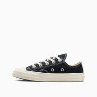 COMME des GARCONS PLAY Kids Black Converse Edition Chuck 70 OG Single Heart Low Top Sneakers