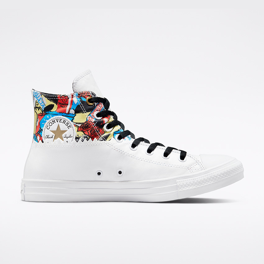 Mi Gente Chuck Taylor All Star High Top in White Multi Black Converse Canada