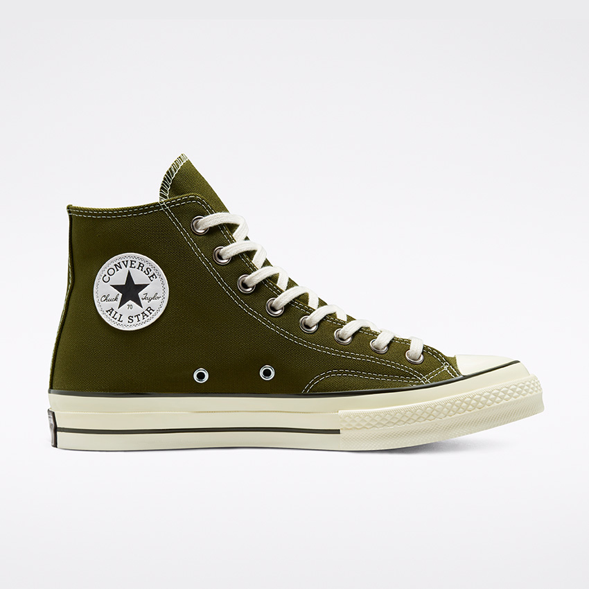 Converse high tops olive green deals