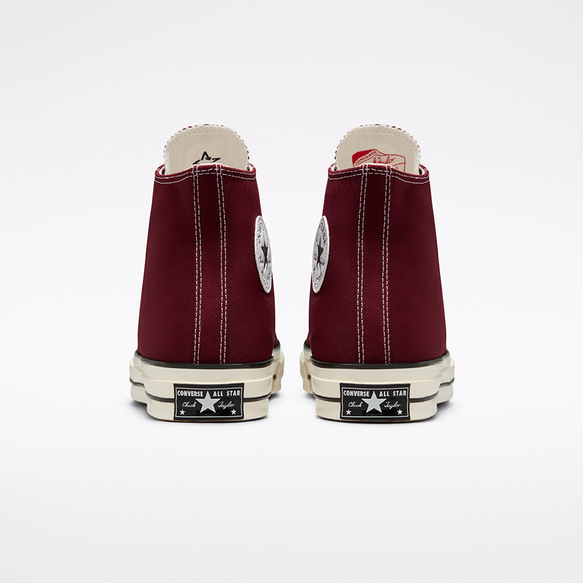 Converse Colour Vintage Canvas Chuck 70 High Top in Deep Bordeaux Egret Black Converse Canada