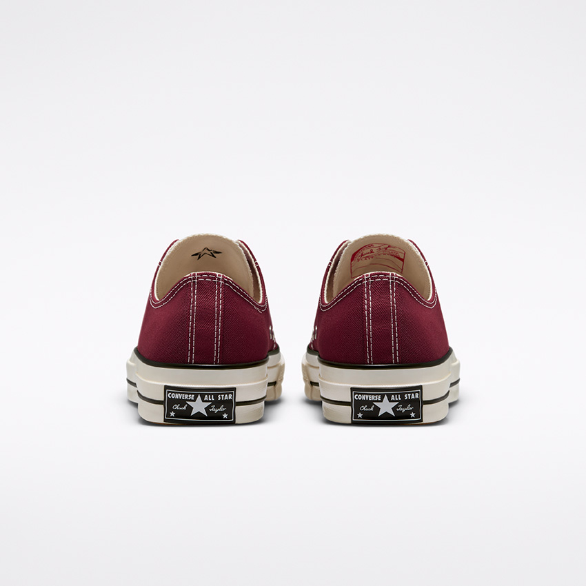 Converse Colour Vintage Canvas Chuck 70 Low Top in Deep Bordeaux Egret Black Converse Canada