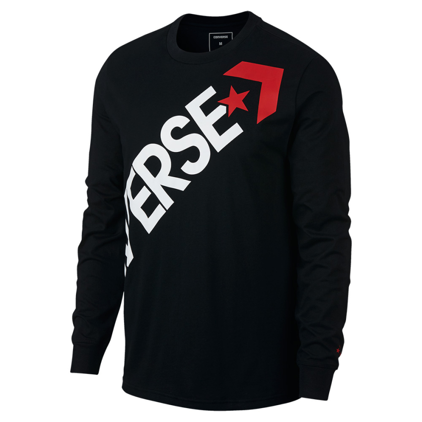 Converse Men s Wrap Around Long Sleeve T Shirt Converse Canada