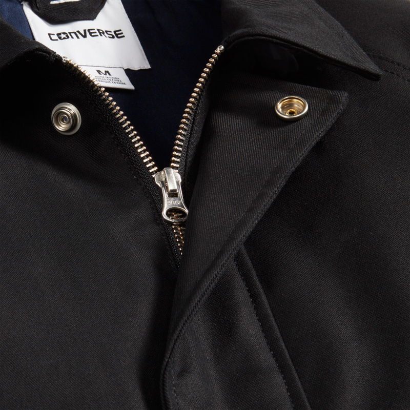 Converse X Patta X Deviation Coaches Trench Men s Coat in Black Converse Canada