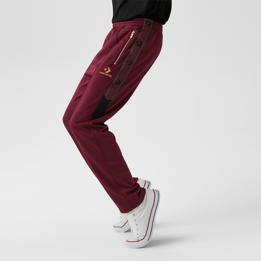 Men s Luxe Star Chevron Track Pant in Dark Burgundy Converse Canada