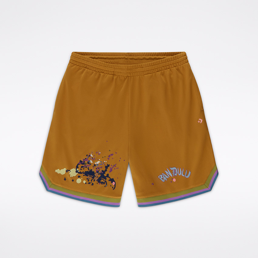 Converse x Bandulu Basketball Shorts in Wood Thrush Converse Canada