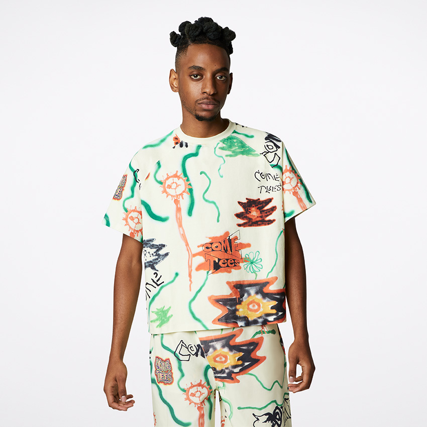 Converse x Come Tees Triangle Floral T Shirt in Come Tees Floral Converse Canada