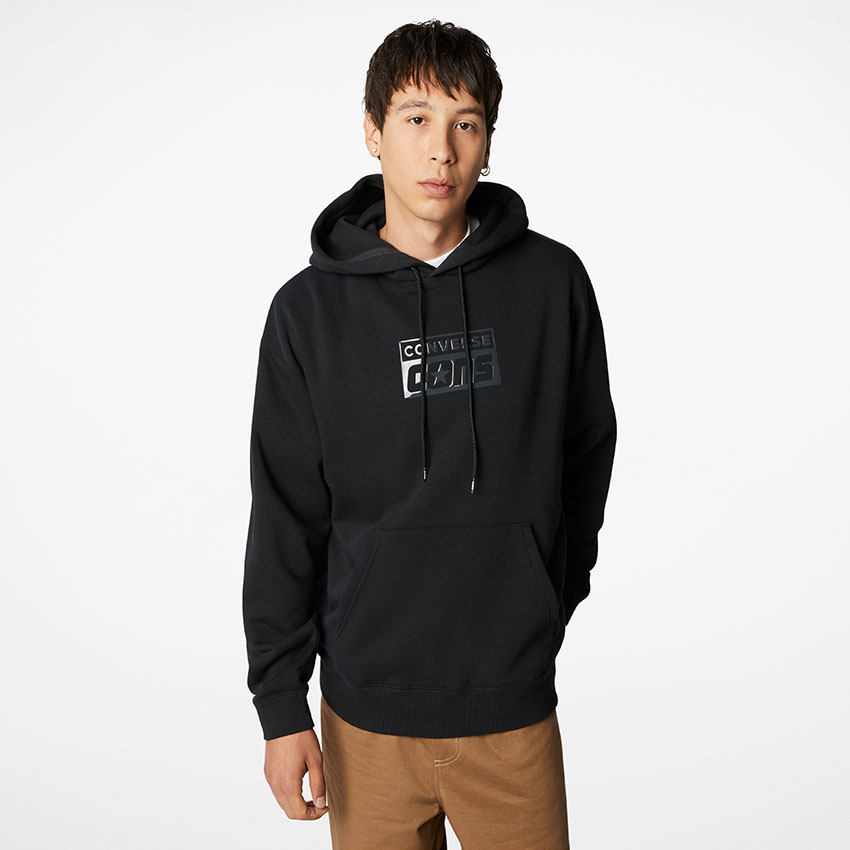 CONS Fleece Pullover Hoodie in Converse Black Converse Canada