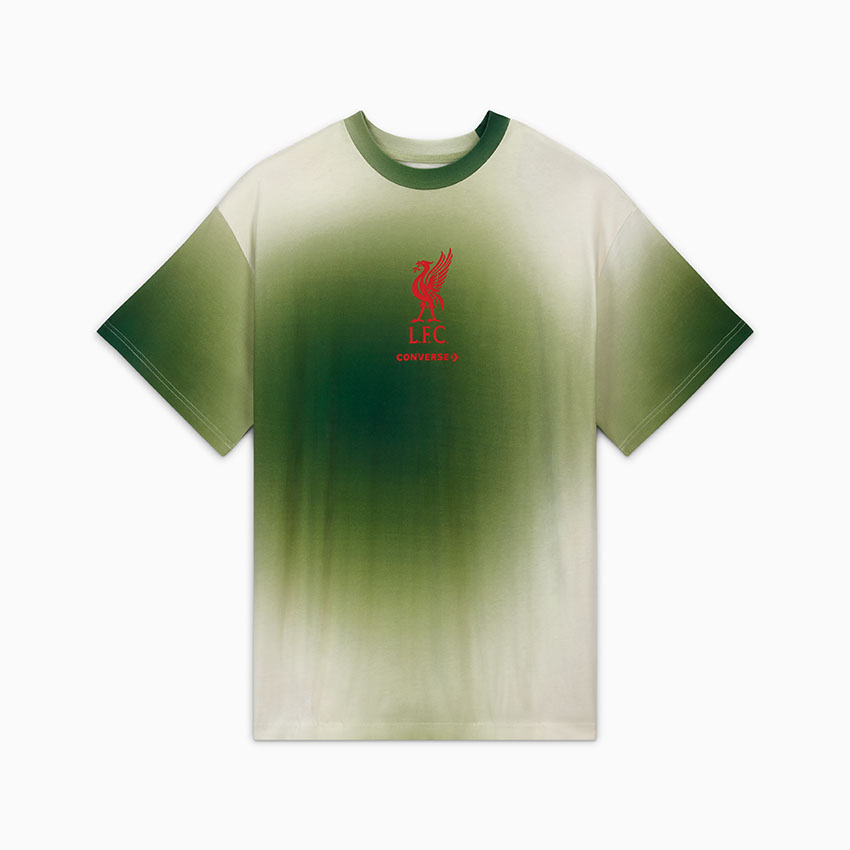 Green converse shirt online