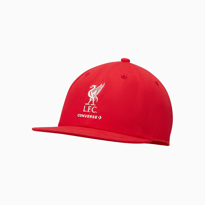 Converse x LFC 6 Panel Cap in Tomato