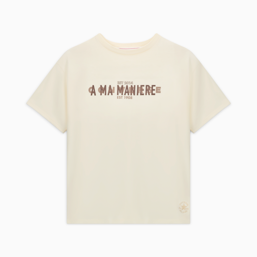 Converse x A Ma Maniere Gold Standard T Shirt in Converse Egret Converse Canada