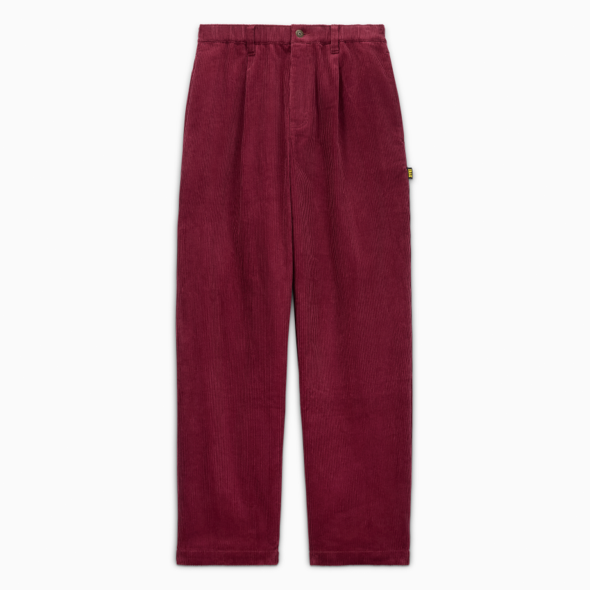 Converse x IRAK NYC Corduroy Pants in Dark Burgundy