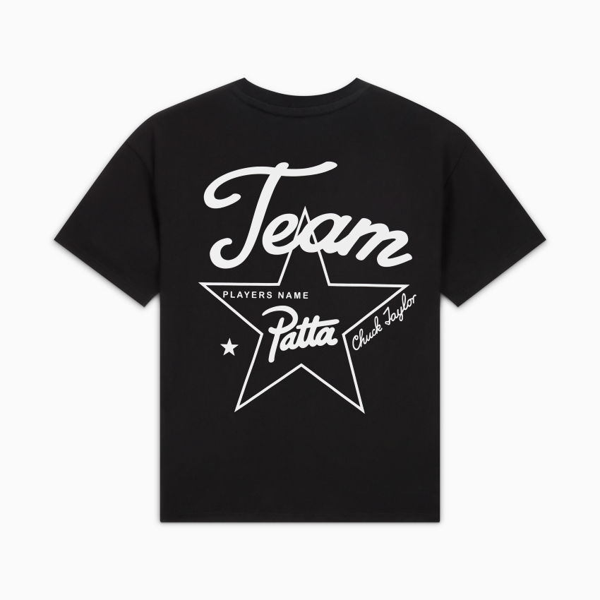 Converse x Patta Gold Standard T Shirt in Converse Black Converse Canada