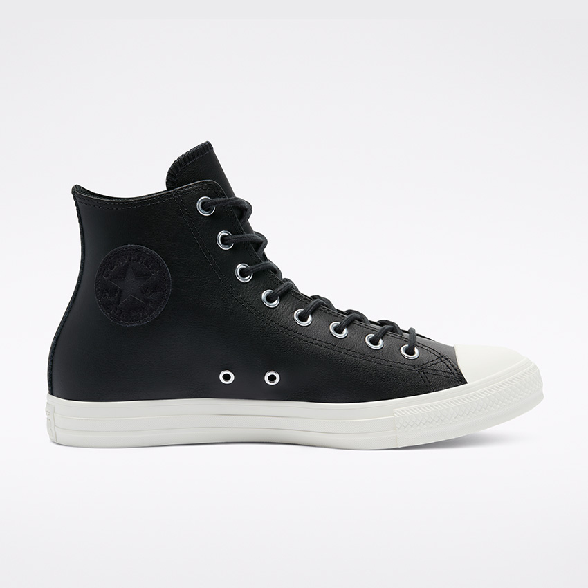 Leather converse deals