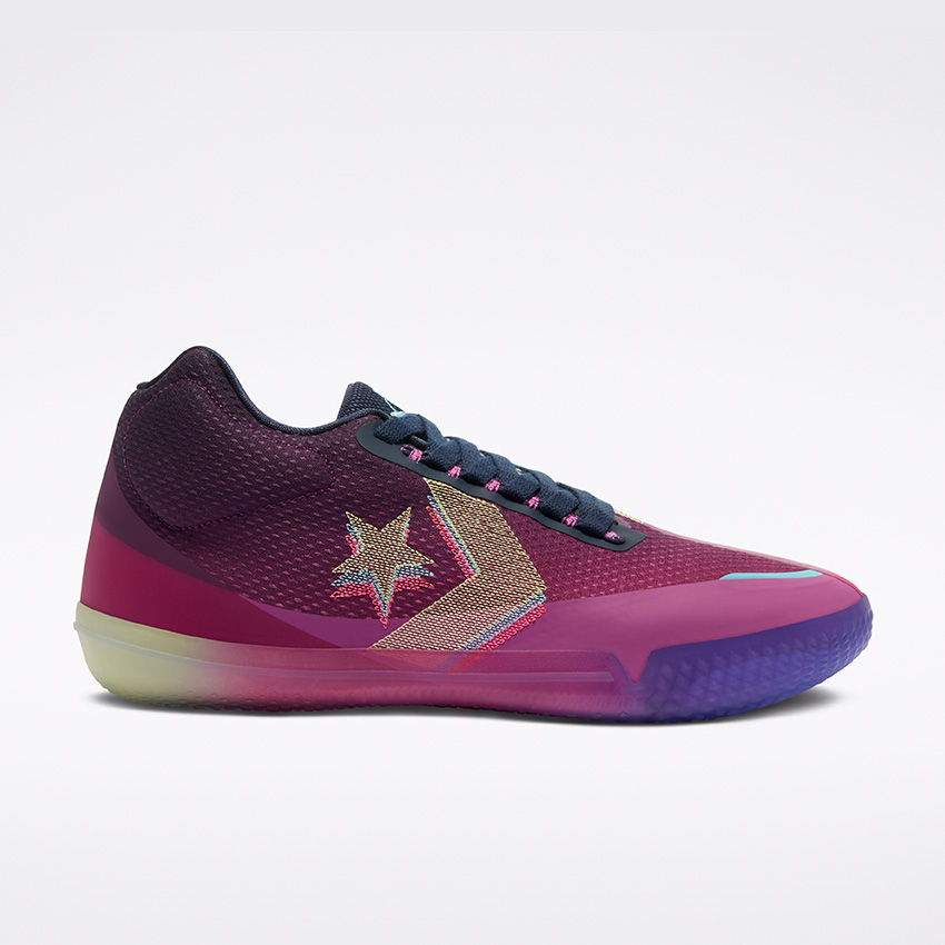 All Star BB EVO Heart of the City Low Top in Obsidian Hyper Pink Lt Zitron Converse Canada