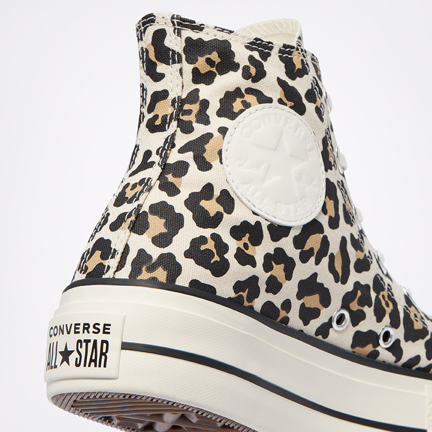 Archive Print Platform Chuck Taylor All Star High Top in Driftwood Light Fawn Black Converse Canada