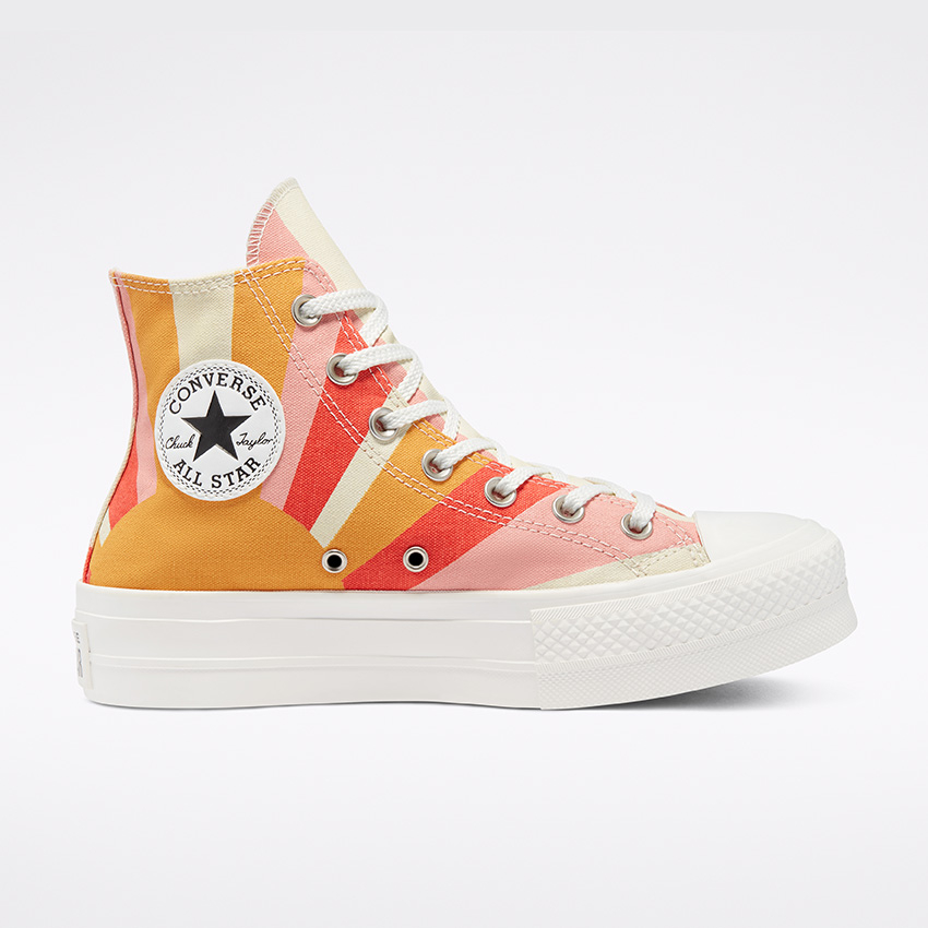 Summer Spirit Platform Chuck Taylor All Star High Top in Sunflower Gold Bright Poppy Converse Canada