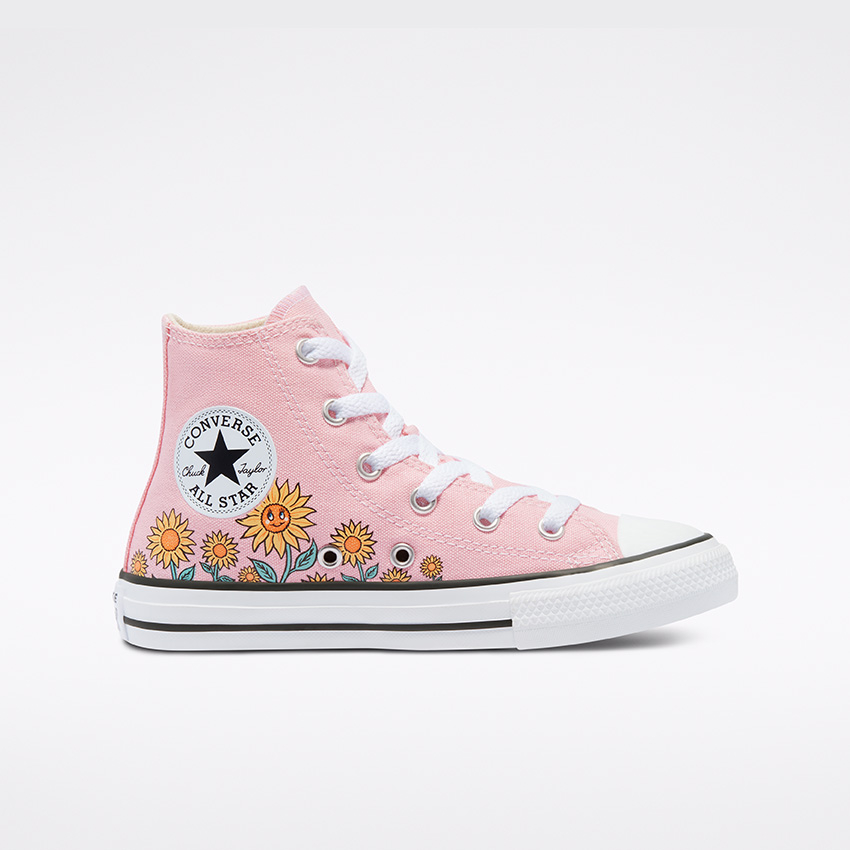 Sunflower converse high tops sale