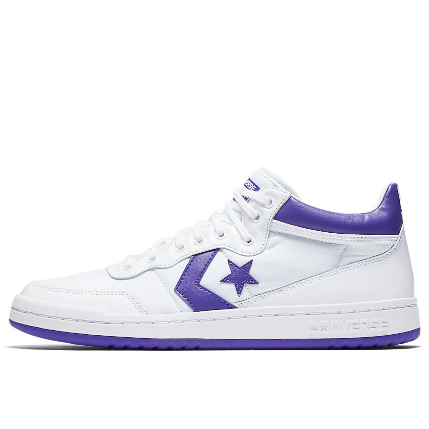 Fastbreak Mid in White Candy Grape White Converse Canada